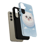 Samoyed Kawaii Snowball Chibi Art Tough Phone Case