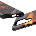 Supra MK4 Orange Touge Night JDM Speed Art Tough Phone Case