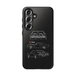 1969 Camaro Z28 Triple View Line Art Tough Phone Case Gift