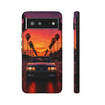 Fox Body Mustang Sunset Tough Phone Case - Palm Boulevard Poster