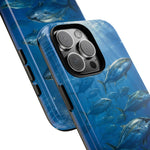 Amberjack School Phone Case, Open Water Sunlight Tough Cover