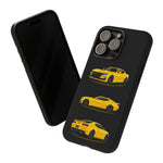 Yellow Camaro SS Muscle Car Phone Case Tough Multi View Print