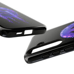 Glitch Sad Face Phone Case, Anime Melt Static Tough Cover
