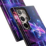 Neon Koi Reflection Vaporwave phone case | Tough Cover