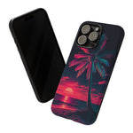 Retro 80s Trichrome Vaporwave Phone Case – Three-Color Aesthetic