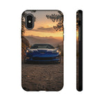 C6 Z06 Corvette Phone Case, Blue Mountain Dusk Cover, Gift