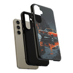 1966 GTO Orange Rainy City Tough Phone Case Cover Gift Art