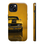 Classic Camaro SS Phone Case, Yellow 69 Muscle Car Cover, Gift for Guys