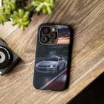 Skyline GT-R R34 White Nurburgring Speed Art Tough Phone Case