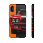 GTO The Judge Red Muscle Car Illustration Phone Case | Retro Classic Car