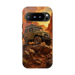 Land Cruiser FJ40 Classic 4x4 Red Rock Canyon Art Tough Phone Case