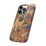 Guilty French Bulldog Phone Case, Confetti Watercolor Cover