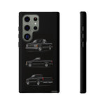 Black Silverado Classic Pickup Tough Phone Case for Chevy Truck Fans