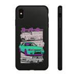 R32 Skyline GT-R Manga Style JDM Tough Phone Case Cover Gift