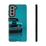 Muscle Car Phone Case Teal 69 Camaro SS, Retro Classic Cover, Guys Gift