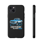 Chevy K10 Cheyenne Super Blue Classic Truck Tough Phone Case