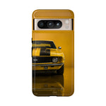 Classic Camaro SS Phone Case, Yellow 69 Muscle Car Cover, Gift for Guys