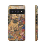 Guilty French Bulldog Phone Case, Confetti Watercolor Cover