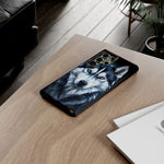 Siberian Husky Geometric Diamond Art Tough Phone Case