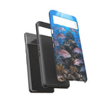 Snapper Reef Phone Case, Sunlit School Ocean Fishing Tough Cover