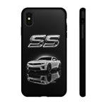 White SS Camaro reflection phone case | Car muscle car phone case