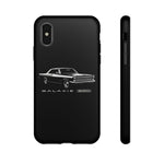 Vintage Galaxie 500 Phone Case | Classic Car Illustration, Black