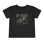 1956 Ford F-100 Toddler T-Shirt – Classic Black Pickup Truck Kids Tee
