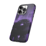 Midnight Charger Violet Neon Tough Phone Case