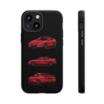 Red MR2 JDM Sports Car Phone Case Tough Multi View