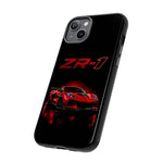 Red ZR1 C8 Phone Case for Chevy Fans, Tough Cover