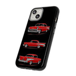 Red 1957 Bel Air Classic Car Phone Case Tough American Multi View