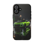 Camaro ZL1 Neon Green Muscle Car phone case | Tough Cover