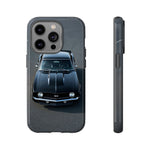1969 Camaro SS Black Overhead Tough Phone Case Cover Gift Art