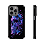 Holographic Skull Phone Case, Shattered Glass Iridescent Cover