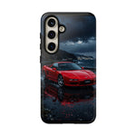 Red Sports Car NSX Phone Case | Rainy Night JDM Supercar Protection