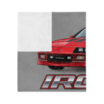 IROC-Z 1988 Red Camaro blanket | Velveteen Microfiber Throw