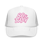 80s Baby Hat Retro Script Cap – Born In The 80s Nostalgia Gift