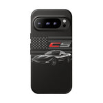 Black C5 Phone Case American Sports Car Tough Cover Gift