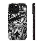 Manga Speed Lines Art Tough Phone Case