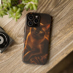 Burmese Golden Sable Portrait Art Tough Phone Case