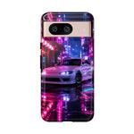 Silvia S15 Neon City JDM Car Phone Case | Tough Cover