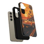Orange Corvette C3 Stingray Sunset Palms Phone Case