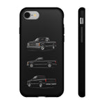 Black Silverado Classic Pickup Tough Phone Case for Chevy Truck Fans