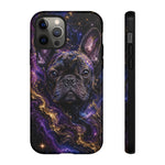 French Bulldog Galaxy Marble Art Tough Phone Case