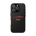 Red C7 Z06 Phone Case for Chevy Sports Car Enthusiasts, Tough Cover