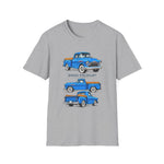 1957 Chevy 3100 Classic Truck T-Shirt | Vintage Pickup Trio Illustrations