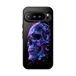 Holographic Skull Phone Case, Shattered Glass Iridescent Cover