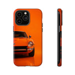 Orange 240Z Phone Case, Classic 70s JDM Sports Car Cover
