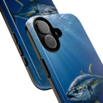 Yellowfin Tuna Phone Case, Deep Blue Water Tough Cover, Gift