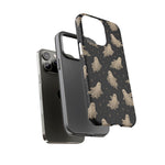 Vintage Ghost Pattern phone case | Halloween spooky stars design